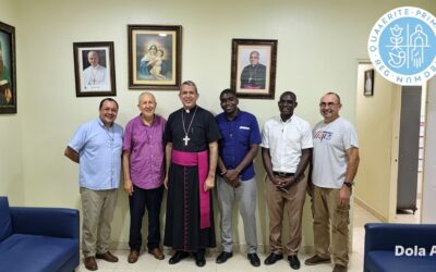 Visita del Arzobispo Coadjutor Carlos Tomás Morel En ocasión de la Novena a San Pablo